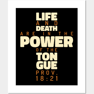 Proverbs 18 21 Posters and Art